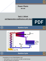 Topic 4 - Reheat Regeneration