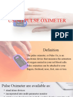Using Pulse Oximeter