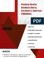 Pradhan Mantri Grameen Digital Saksharta Abhiyaan (Pmgdisha)