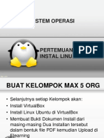 Petunjuk Install Linux Ubuntu