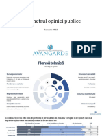 Barometrul Opiniei Publice Ianuarie 2022