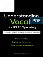 Understanding Vocab for IELTS Speaking
