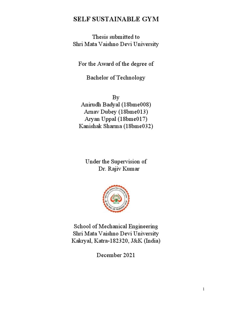 Minor Project 7th Sem | PDF | Gear | Electric Motor