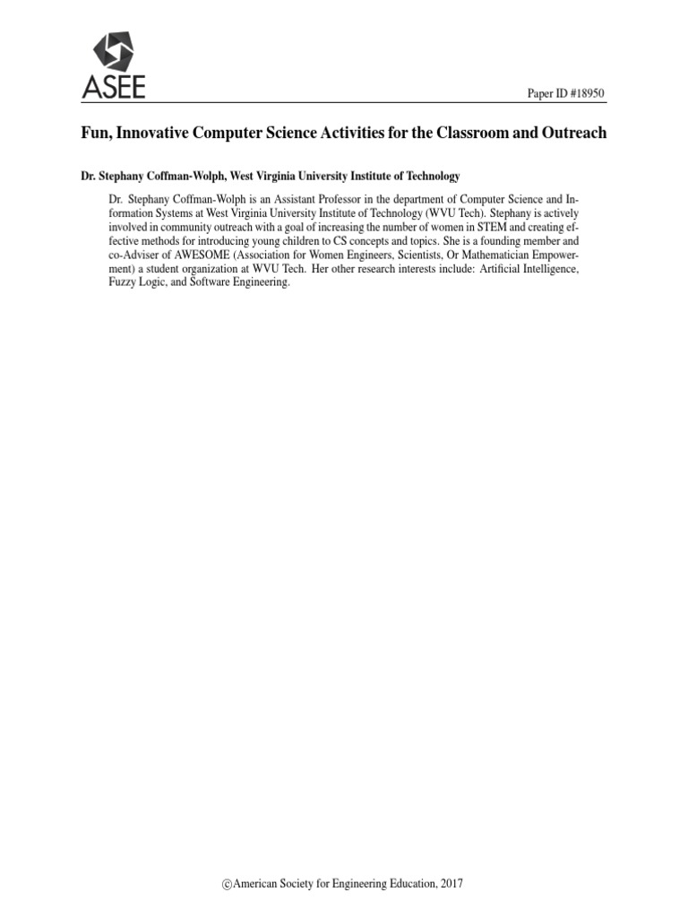 Engaging Computer Science Activities | PDF | Algorithms | Computing