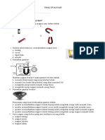 SOAL EVALUASI PTK Siklus 1