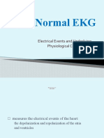 The Normal EKG: Electrical Events and Underlying Physiological Components