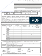 Solicitud para La Aplicacio - N de Beneficios Tributarios A Personas Adultas Mayores