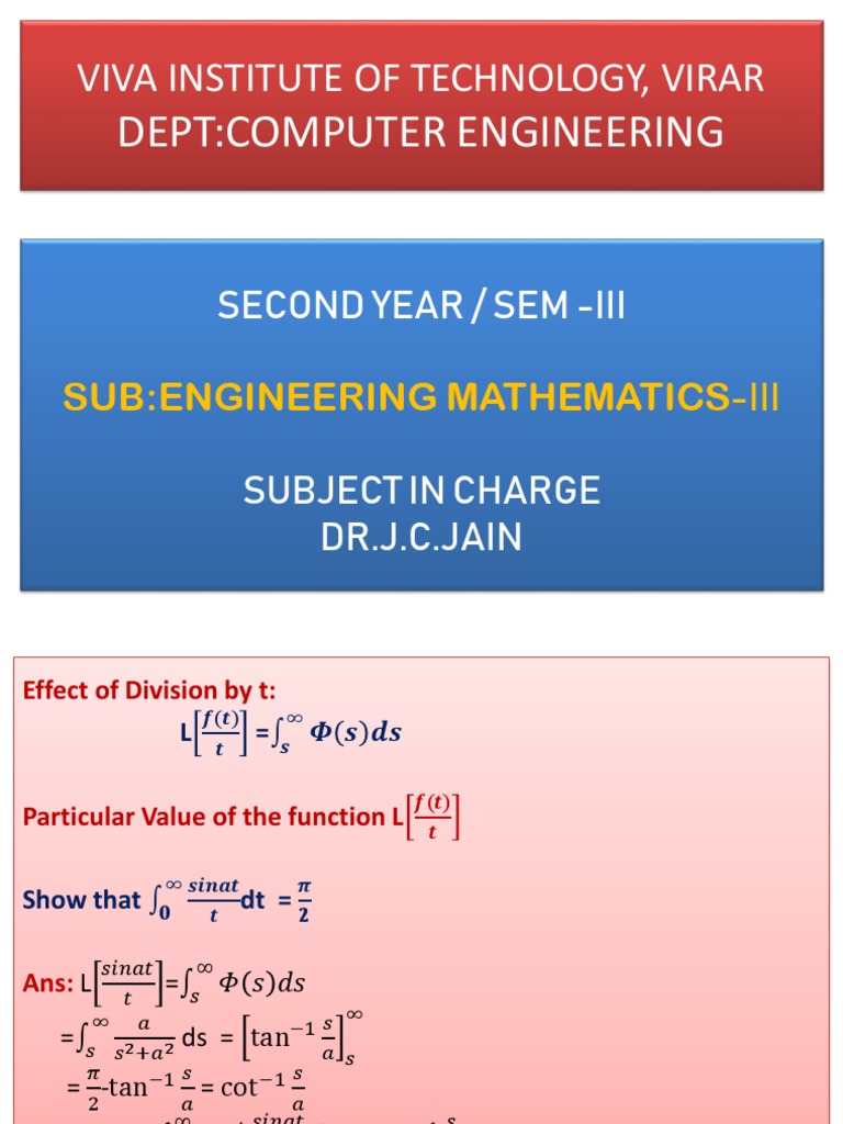 Engineering Mathematics III Solutions | PDF | Mathematics ...