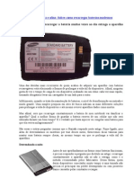 Tudo sobre as baterias de Celulares e computadores portáteis