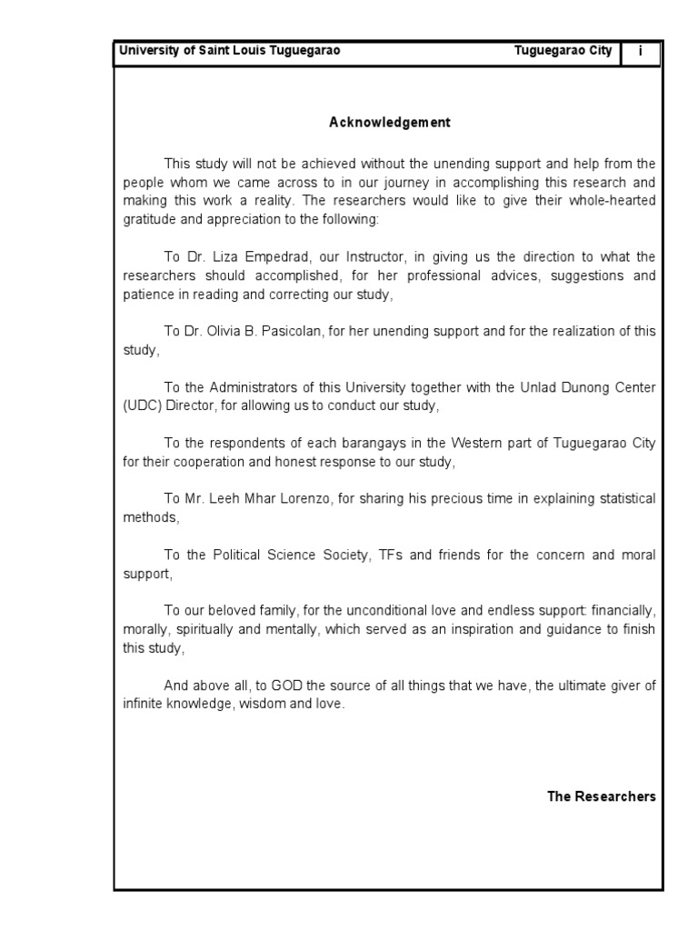 Common Barangay Problems in Tuguegarao | PDF | Questionnaire | Leadership