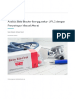 Analisis Beta-Blocker Menggunakan UPLC Dengan Penyaringan Massal Akurat