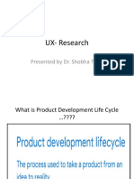 UX-Research: Presented by Dr. Shobha Tyagi