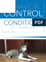 Behaviorism and Conditions of Learning