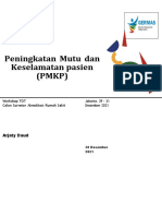 PMKP TOT Calon Surveior Akreditasi RS Sudah Ok