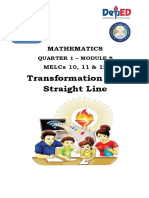 Transformation of A Straight Line: Mathematics