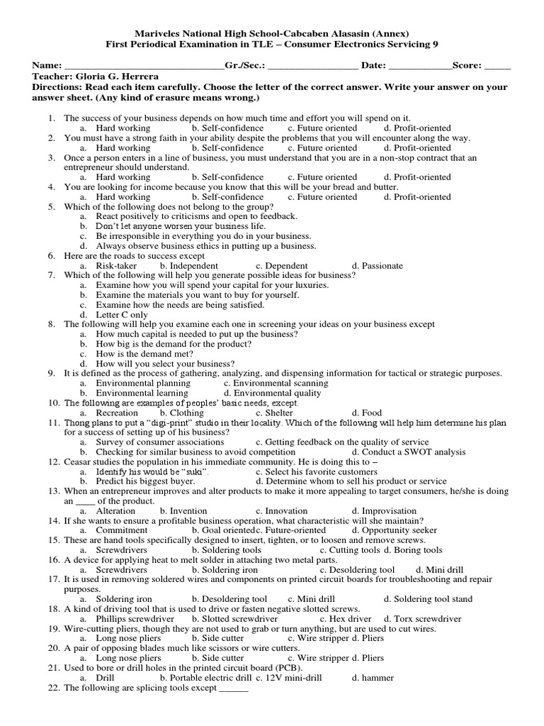 Tle Electronics 9 - Summative | PDF | Printed Circuit Board | Rectifier