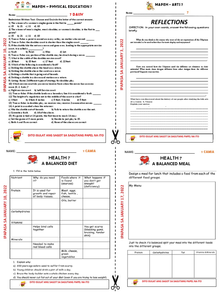Badminton Written Test PDF Hobbies Recreation