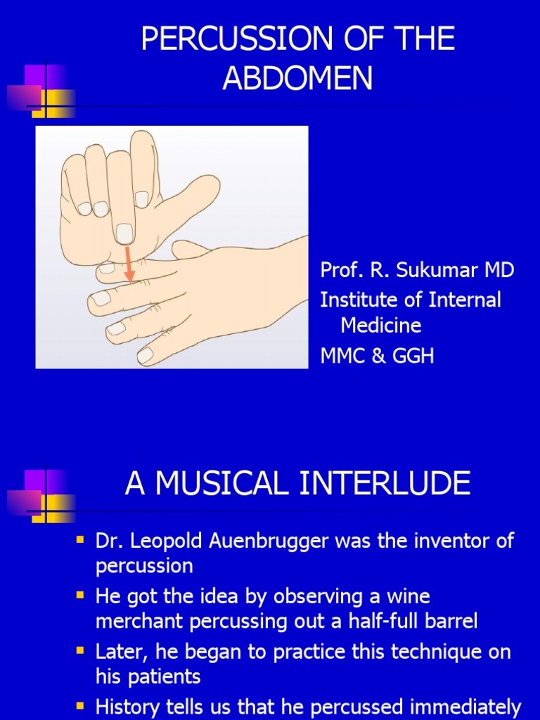 Abdominal Percussion Techniques | PDF | Abdomen | Spleen