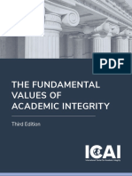 ICAI's Fundamental Values of Academic Integrity