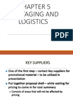 Topic 3 - Staging and Logistic
