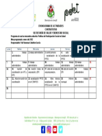 Cronograma de Actividades Mes de Febrero