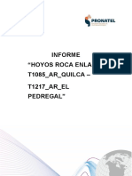 Informe Hoyos Roca Quilca El Pedregal