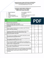 Instrumen Monitoring Pembelajaran Tatap Muka MI AL HUDA JATIMULYA