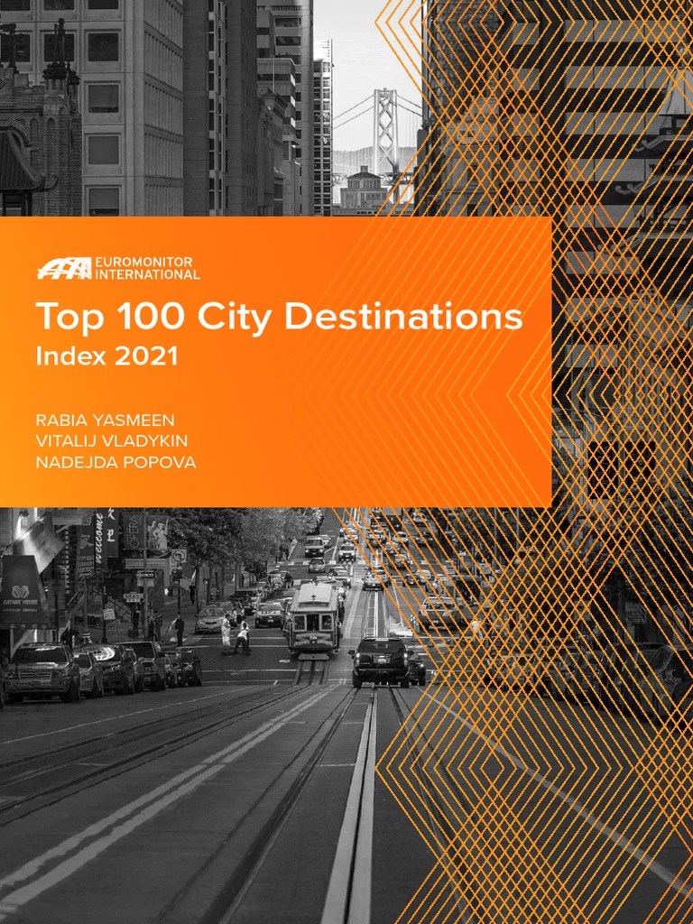 Top 100 City Destinations Index 2021 PDF Tourism Sustainability