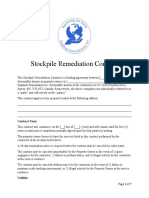 SRI - Stockpile Remediation Contract - Draft V1.1