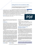 Review Article Scleritis: Differentiating Infectious From Non-Infectious Entities