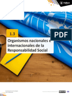 1.3 Organismos Nacionales e Internacionales de La Responsabilidad Social_2022