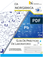 Q. INORGÁNICA 2018 - II Estudiantes