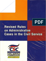 Rules on Administrative Cases in Civil Service