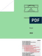 Calendário de Reuniões 2022 Piauí