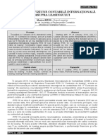 2018. Articol Tratament Leasing Financiar Din 2019 - Bizon Monica