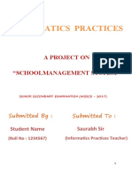 School management system project