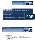 IMM240 Clases 12 - 13 UT 3 Gestión de Mtto. RCM P2 - P3