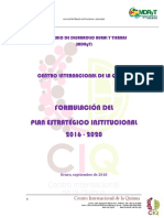 Plan Estratégico del Centro Internacional de la Quinua 2016-2020