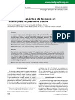 Abordaje Diagnóstico de La Masa en Cuello para El Paciente Adulto