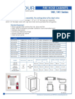 Fire Hose Cabinets: 140 /141 Series