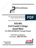 45D-MQ Full Freelift 4-Stage Quad Mast: Arts Manual