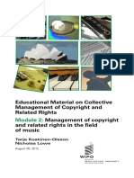 WIPO, Educational Material on Collective Management of Copyright and Related Rights; Module 2, 2012