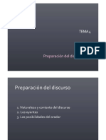 PreparaciÃ N Del Discurso - Tema 04