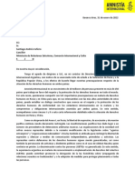 Carta Al Presidente de La Nación Por Visita de Estado a Rusia y China