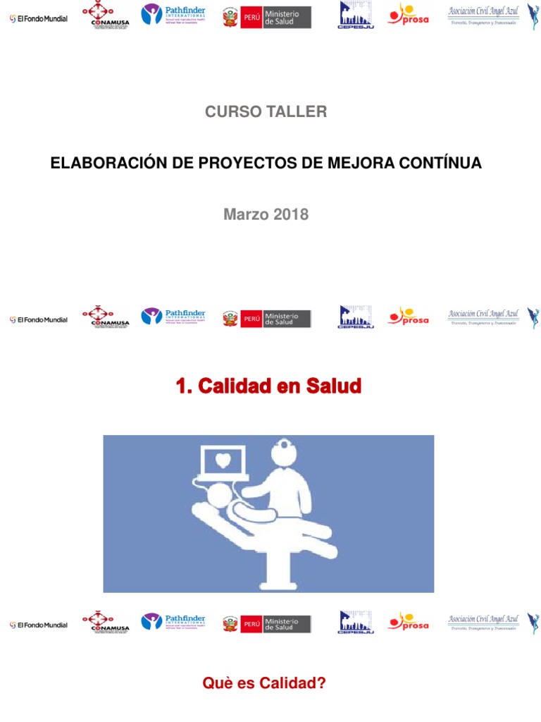 Mejora Continua en Calidad de Salud | PDF | Calidad (comercial ...