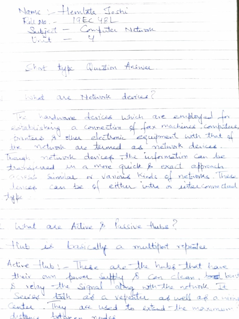 Computer Network, Unit 4 | PDF