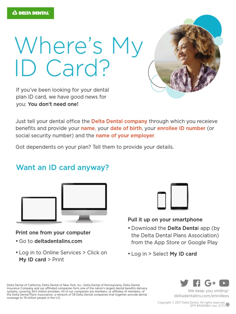 Delta Dental ID Card PDF