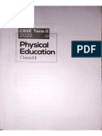 Arihant Physical Education Book for Term 2 CBSE Class 12