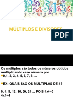 Múltiplos e Divisores