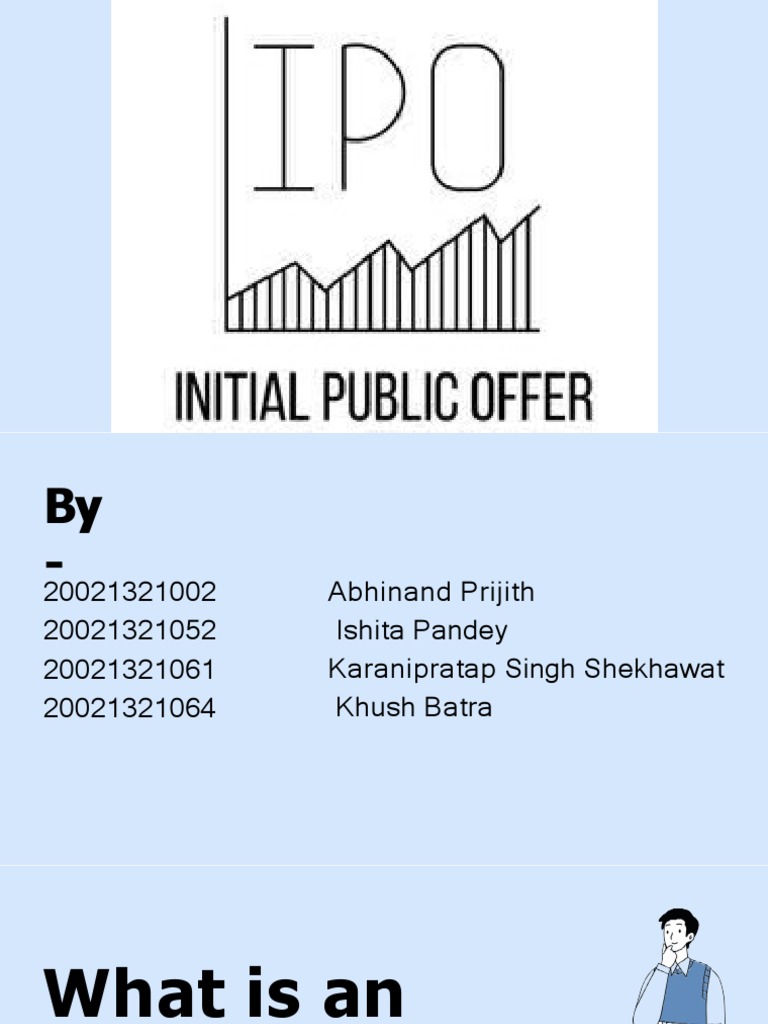Understanding IPOs: Process and Benefits | PDF | Investing | Initial ...